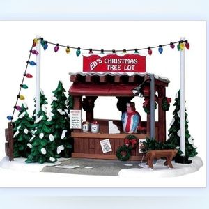 FLASH SALE!! VINTAGE “LEMAX” “ED’S CHRISTMAS TREE LOT”! Great condition!